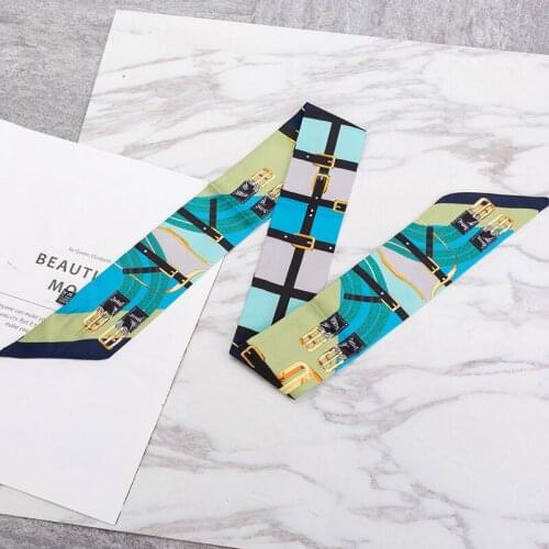 Classic retro handbag scarf 2021 ladies hair accessories headband tied bag ribbon girl headscarf