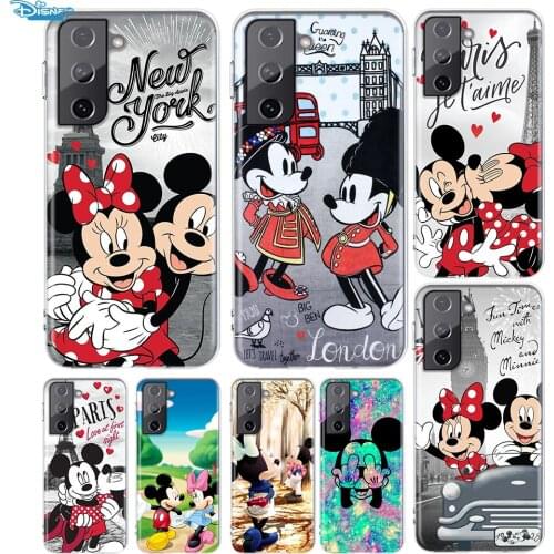 Transparent Cover Mickey Minne Have Fun For Samsung Galaxy S21 S10 S10e S9 S8 S7 S6 Plus Ultra Edge Soft Phone Case