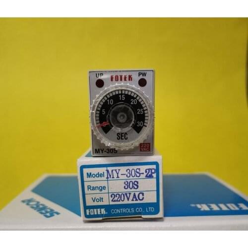 MY-30S-2P-220V brand new original imported Taiwan FOTEK timer