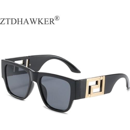 2021 New Fashion Retro Womens Sunglasses Trend Personality Wide Leg Box Outdoor Sunscreen Glasses UV400