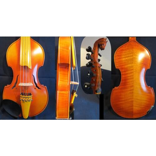 SONG Maestro 5*5 strings 14"Viola d'Amore carving scroll 10 strings violin 12397