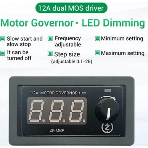 517A 5-30V/12A/360W DC Motor Speed Controller Adjustable Speed Regulator Start Slowl