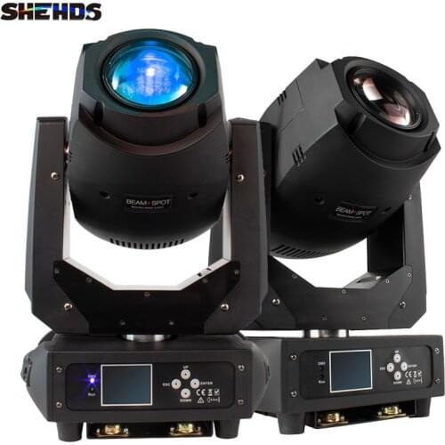 SHEHDS LED Spot 200W Lighting DMX512 Stage Effect Lighting for DJ Disco Party Nightclub Dance Floor Wedding Decoration