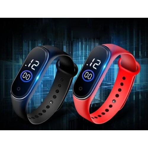 New LED Sports Watch Men Neutral Rubber Strap Watch multicolore en option Womens Fashion Digital Watch Kids reloj mujer