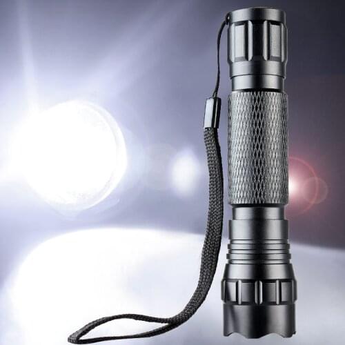 High Power 501B 3000 Lumens T6 LED Flashlight 5 Mode Torch Lamp fortified glass lens For 18650