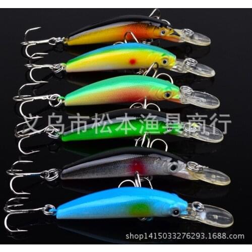 120pcs/lot 3" 7.62cm classic hard artificial bait Minnow lures 0.17OZ 4.68g dw-1063