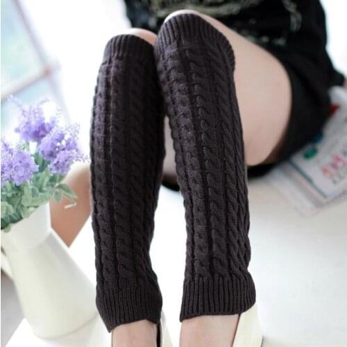 &40 Scoks Women Winter Warm Leg Warmers Knitted Scoks Crochet Long Boots Socks New Arrival calcetines Unisex Sock Vintage Socks