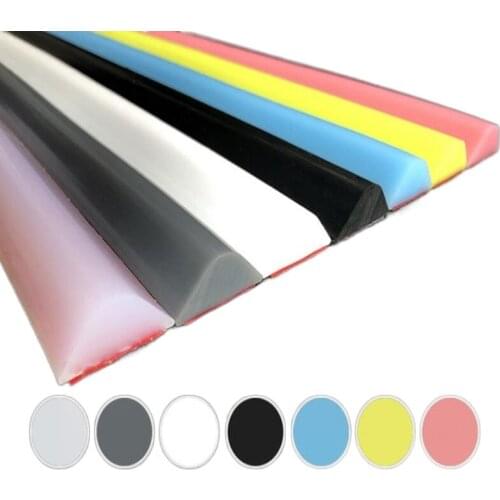 7 Colors 1M Silicone Bathroom Water Stopper Blocker Shower Dam Dry and Wet Separation Flood Barrier Door Bottom Sealing Strip