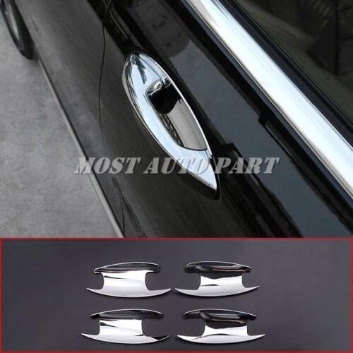 ABS Chrome Exterior Door Handle Bowl Cover Trim For Mercedes Benz E Class W213 2016-2021 4pcs Car Decoration Car Accessories