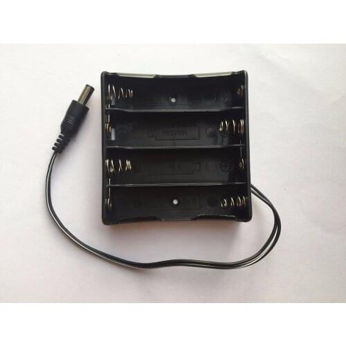 SIV Battery Charger Adapter DIY 4x 18650 Battery Holder Storage Box Case With DC 5.5x2.1mm power Plug