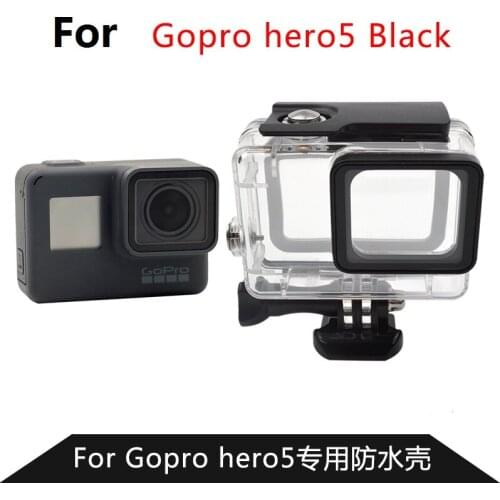 Action Camera Accessories Waterproof Case/BOX Waterproof Shell Protection Housing for Gopro Hero 5 6 7 Black Sports Camera Black