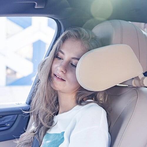 Car Neck Headrest Pillow Cushion Seat Support Head Restraint Seat Pillow Headrest Neck Travel Sleeping Cushion For Kids Adults