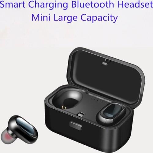 HIFI Wireless Bluetooth 5.0 Headset TWS Mini-ear-mounted Earplug Charging Tank with Large Capacity