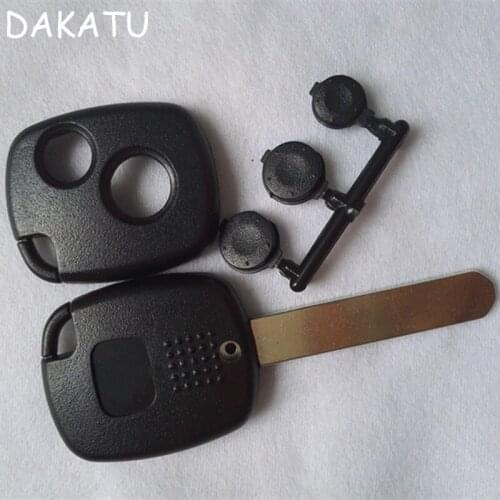 DAKATU 10PCS/LOT Blank Shell for Honda Odyssey Remote Key 2 button