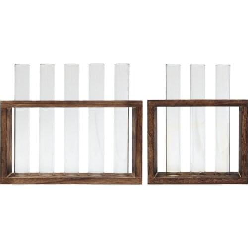 Hydroponic Plant Vase Holder Terrarium Glass Vase Flower Pot Stand Decor