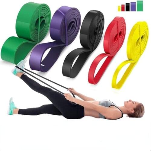 208cm Stretch Resistance Band Exercise Expander Elastic Band Pull Up Assist Bands for Fitness Training Pilates Home Workout