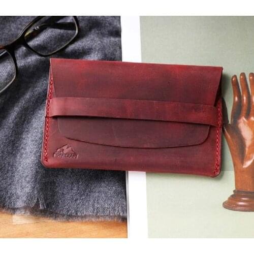 Leather Travel Wallet - Zeugma Personalized Engraving - Made in Turkey