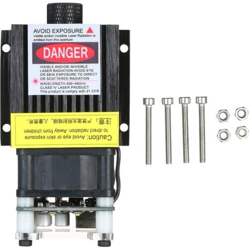 5.5W EleksMaker 405-445nm Blue Laser Module 2.54-3P TTL/PWM For DIY Laser Engraving Machine Wood Cutting Tool