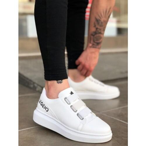 BA0029 3 Tape LEGEND White Thick Sole Casual Men Shoes