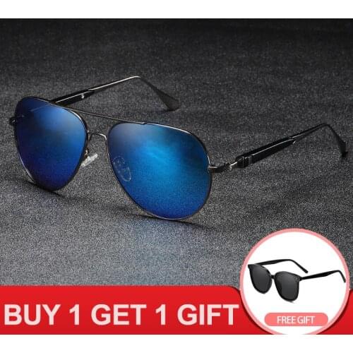 FONDYI High End Mens Pilot Sunglasses Luxury High Quality Retro VIntage Driving Shades Sun Glasses Stylish for Male With Box
