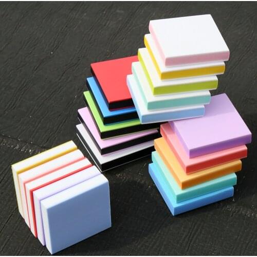 1pc DIY Professional Engraving Rubber Eraser Brick Square Rubber Stamp Candy Color for Scrapbooking stamp