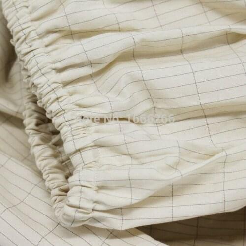 Conductive Ground Earthed Silver Cotton Anti Static fitted Sheet with Size Twin,Full,Queen,King,use for Sleepmore