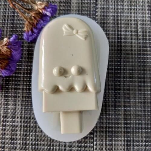 QT0152 PRZY Lovely popsicle ice cream silicone mold soap mould handmade soap making molds candle silicone mold resin clay moulds