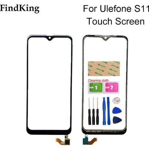 Mobile Touch Screen For Ulefone Note 7 Touch Panel Front Glass For Ulefone S11 Digitizer Screen Sensor Digitizer Tools Adhesive