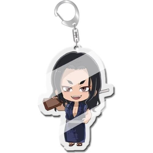 Tokyo Revengers Anime Keychain Manjiro Ken Takemichi Hinata Atsushi Chibi Kawaii Bag Pendant Fans Collection Props