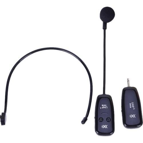 UHF Wireless Microphone Professional Head-wear Mic for Voice Amplifier Computer