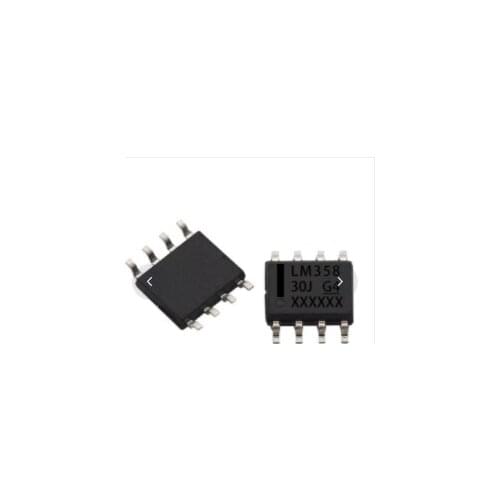 LM358 SOP8 withstand voltage 30V offset voltage 1.5MV low power consumption low voltage rail-to-rail output dual operational amp
