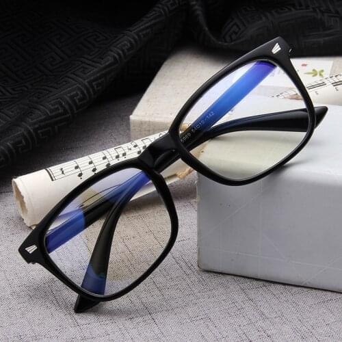 Women Anti Blue Rays Glasses Mens Square Computer Eyeglasses Blue Light Coating Gaming Working Glasses UV400 Protection Eyewear
