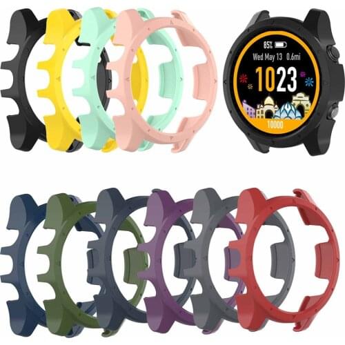 Protective Case Cover For Garmin Forerunner 935 945 Smartwatch Bracelet Dial Case Anti-scratch Shockproof Shell Unisex Colorful