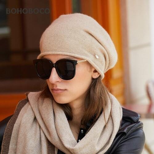Adult Men Winter Warm Hat For Women Unisex New Cashmere Knitted Casual Outdoor Cashmere Hats