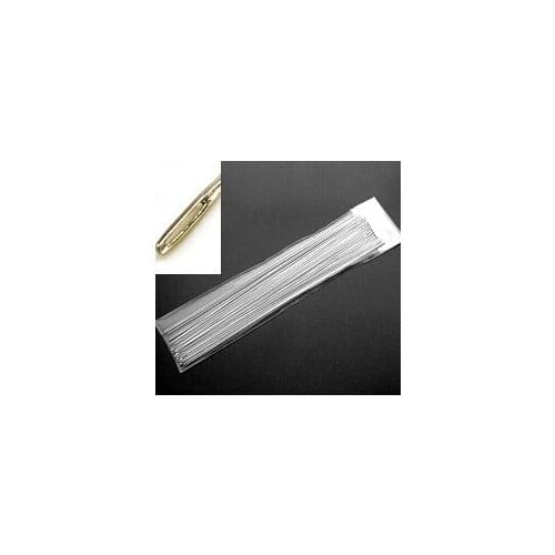 100 Beading Needles Threading Cord Tool 0.45x55mm *tweezers vise glue gun pliers ring sizer graver jewelry tools