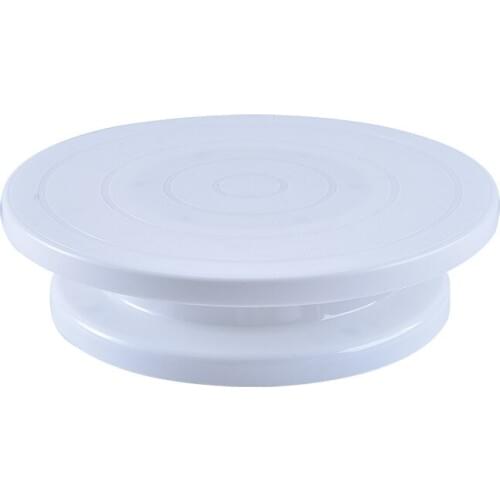 28cm Cake Turntable Rotating Anti-skid Round Cake Stand Cake Decorating Tools Cake Rotary Table Kitchen DIY Pan Baking Tools