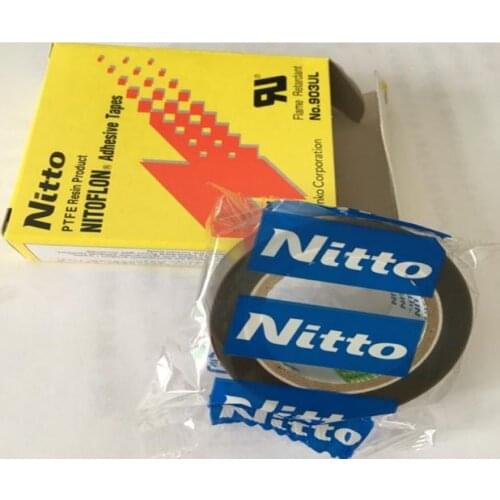 3pcs T0.08mm*W25mm*L10m Japan NITTO DENKO Tape NITOFLON Waterproof Single Sided Tape 903UL