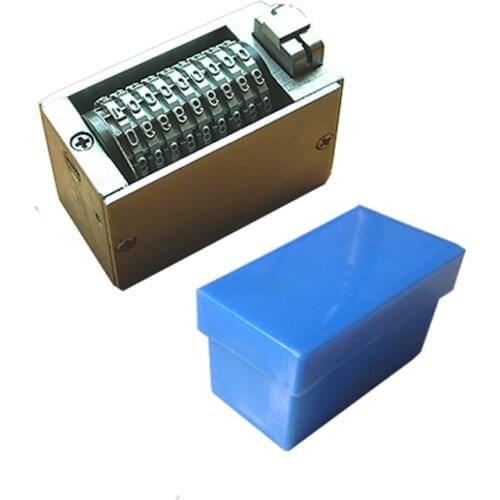 9 Digit 2mm Height Plunger Numbering Machine Box