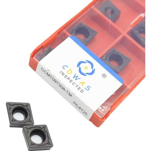 CCMT09T308 TM PC4125 Carbide insert Internal Turning Tools Lathe cutter Tool turning insert For processing steel parts