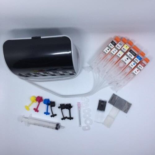6Color CISS ink cartridge PGI670 PGI-670XL PGI-670 CLI-671 with chip for Canon PIXMA MG7760 MG7765 MG7766 (Australia)