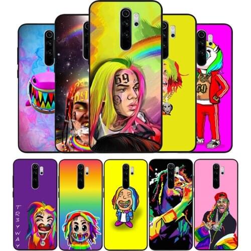 Tekashi 69 6ix9ine black Silicone Phone Case For Redmi note 9 8 7 Pro S 8T 7A Cover