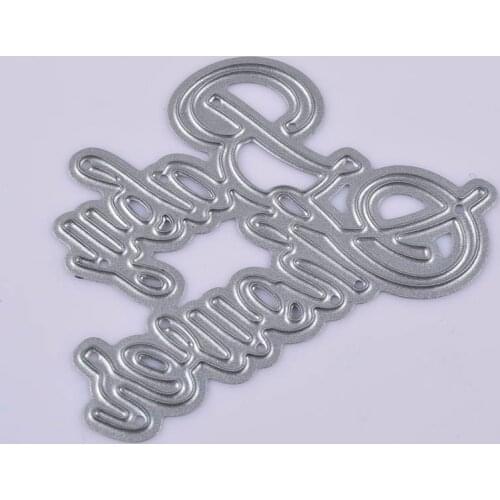 Baby Shower Die Cutting Dies Stencil DIY Scrapbooking Album Card Embossing Craft