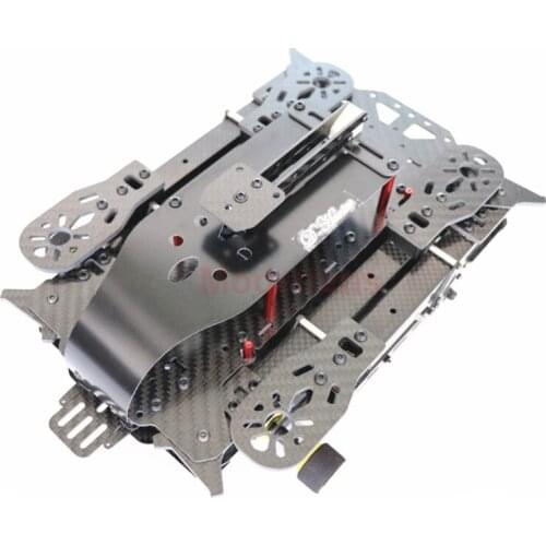 DH600 carbon fiber folding four-axis frame kit folding UAV frame kit portable and lightweight for rc drone