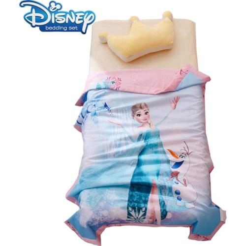 Home Textile blue Frozen Elsa cotton Thin Summer Quilt Blankets Cartoon Comforter Bed Cover Quilting Suitable for Adults Kids