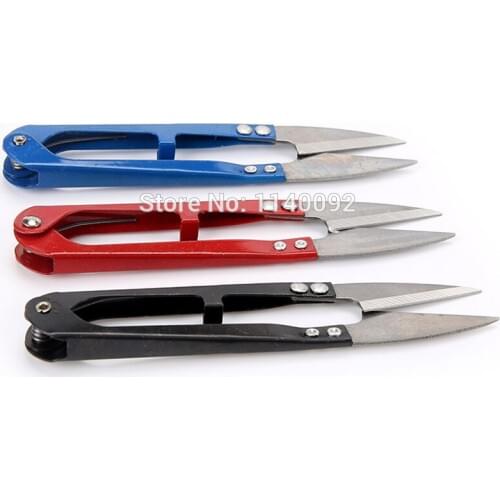 Cute garment clothing scissors/cross-stitch multi-color scissors/tailor scissors 12 pcs a lot free shipping