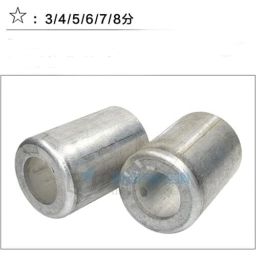 KCSZHXGS High quality auto air conditioning hose aluminum sleeve for R134A/R12 air conditioning rubber hose 1pc