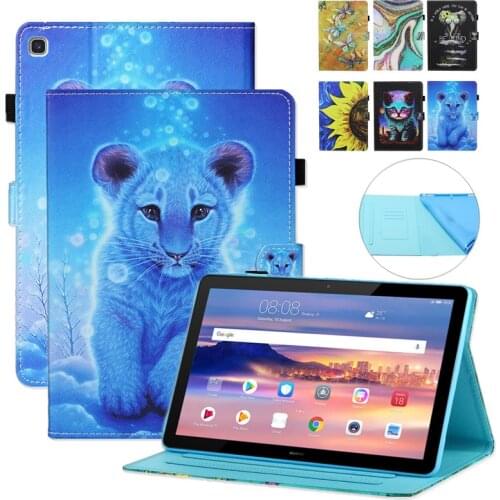 Leather Case For Samsung Galaxy Tab S6 Lite 10.4 SM-P610/P615 Tablet Funda Capa for galaxy tab s6 lite Case Cover Smart for kids