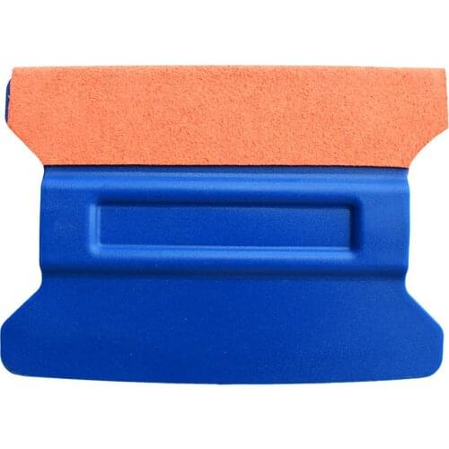 Suede Edge Magnetic Squeegee Blue Scraper Window Wrapping Film Tools A40