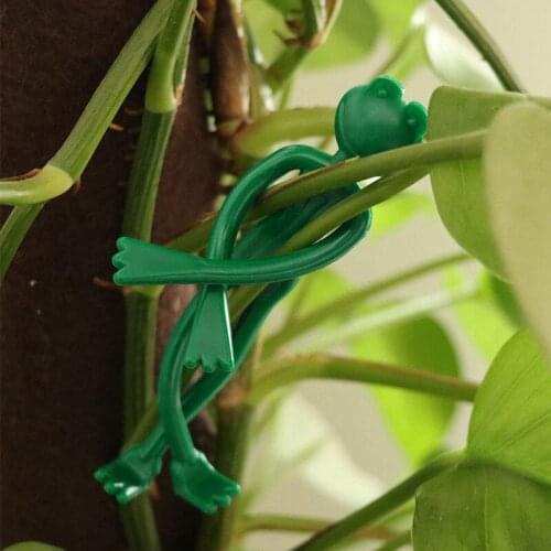 Reusable Plant Cable Ties Frog/lizard Shape Adjustable Tree Climbing Support Garden Horticulture Planting Supplies Grafting Clip