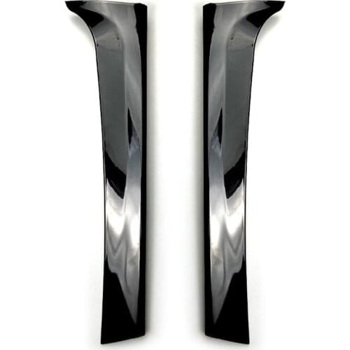 Back Window Rear Spoiler Side Wing Splitter Trim for Tiguan MK2 2017 2018 Gloss Black 2Pcs